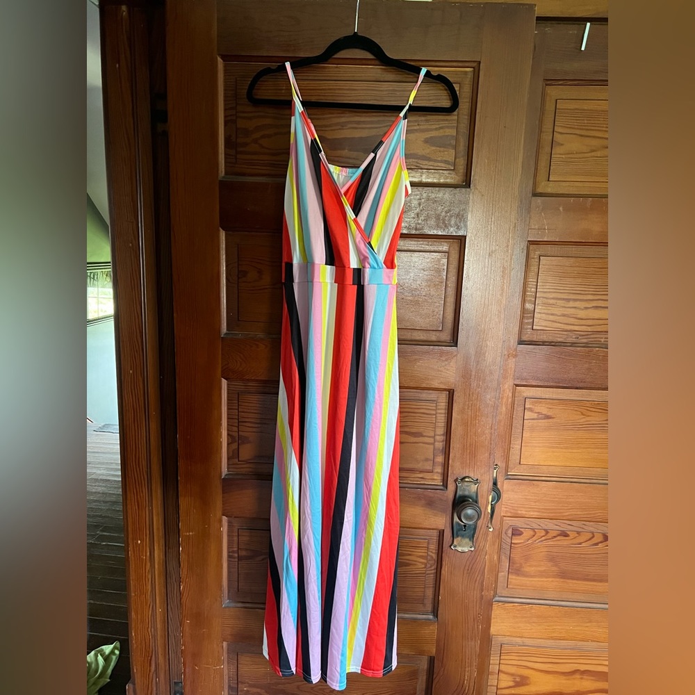 Shein stripped dress size small